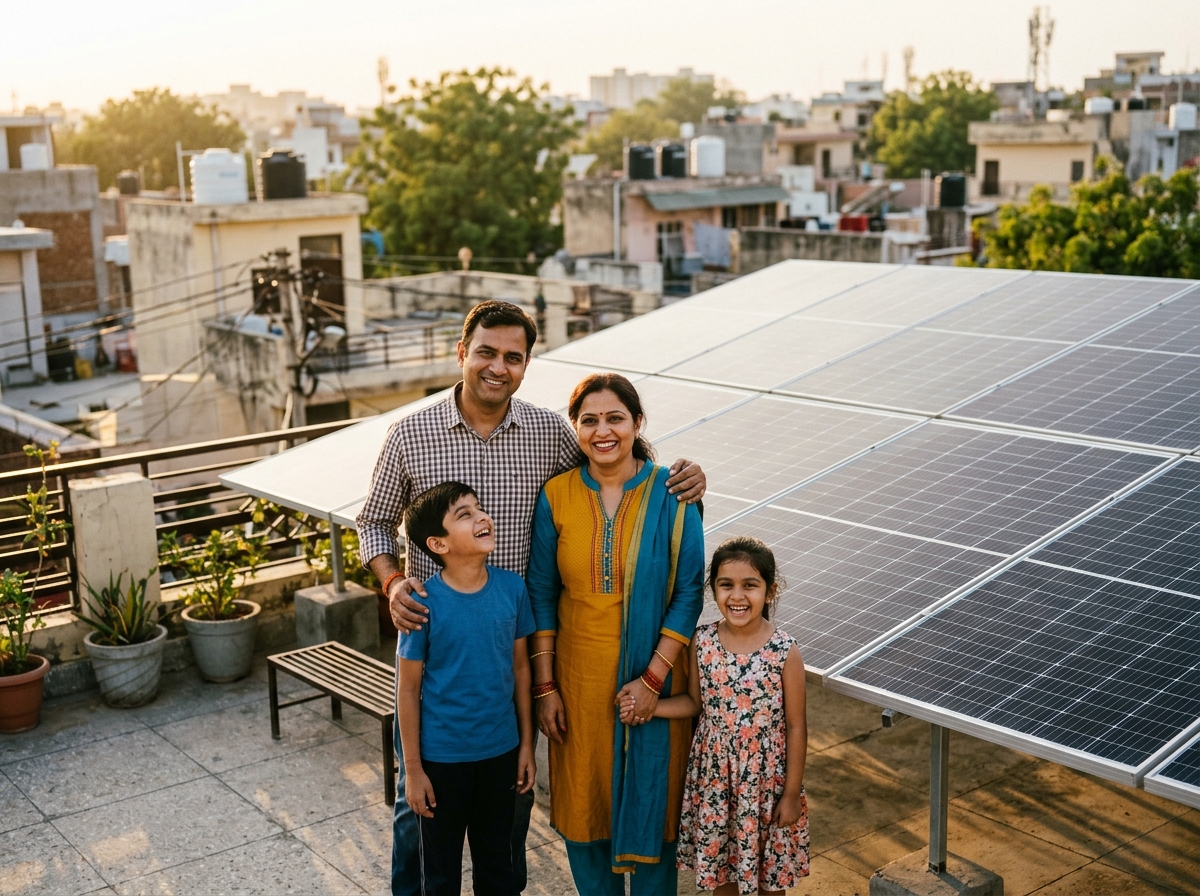 Happy Family 5 kW Residential PM Surya Ghar